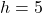  h = 5 